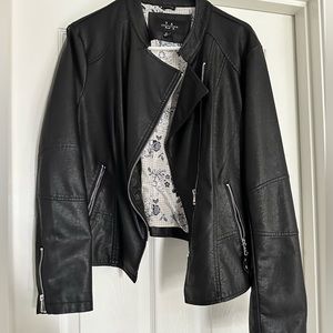 Faux Leather Jacket